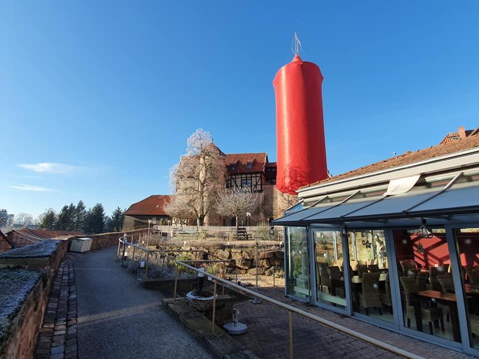 Hotel & Cafe Schachtenburg Schlitz Exterior foto