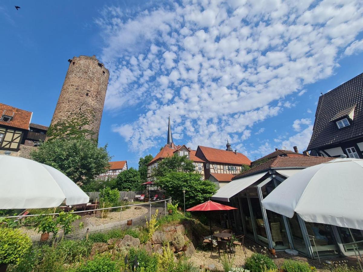 Hotel & Cafe Schachtenburg Schlitz Exterior foto
